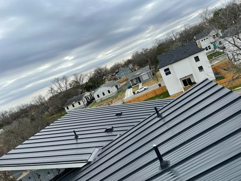 Standing seam metal roof panels with vents for Skylight Repair in Port Royal